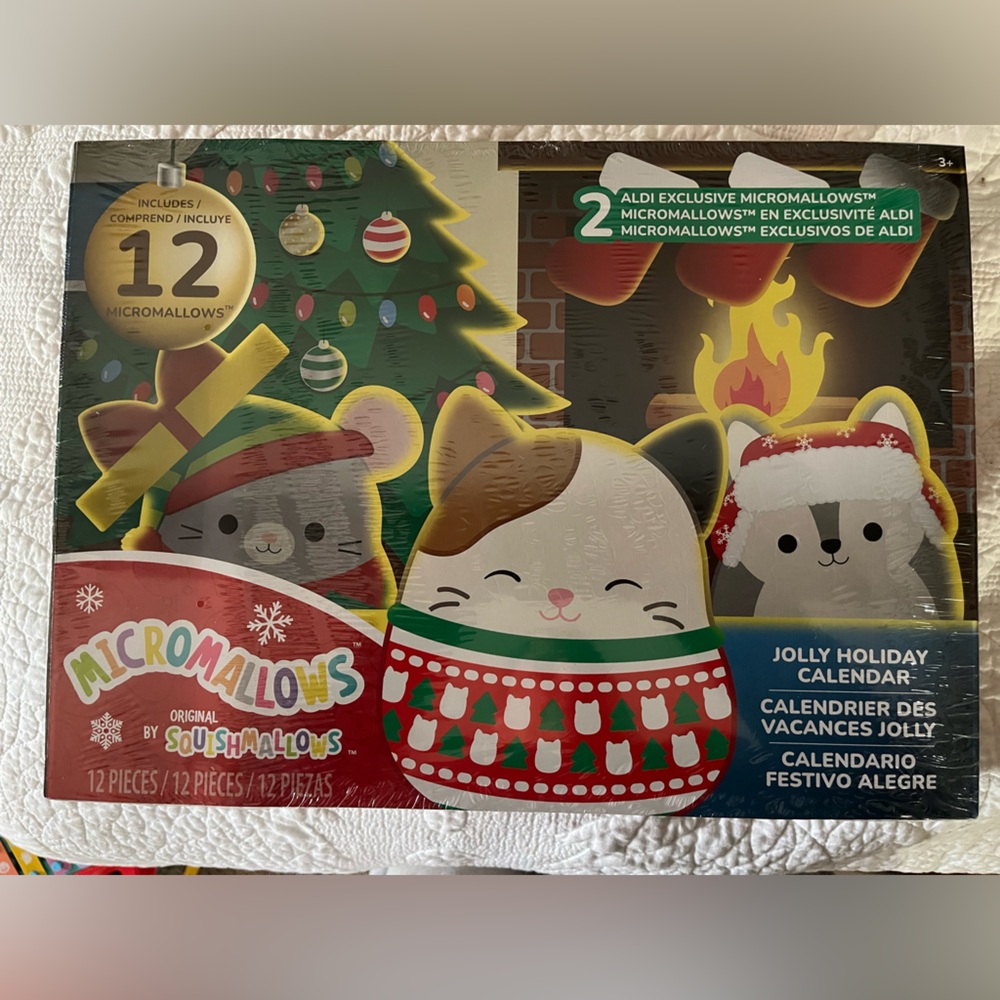 Original Squishmallows Micromallows Plush Advent Calender Sealed 2025 Christmas